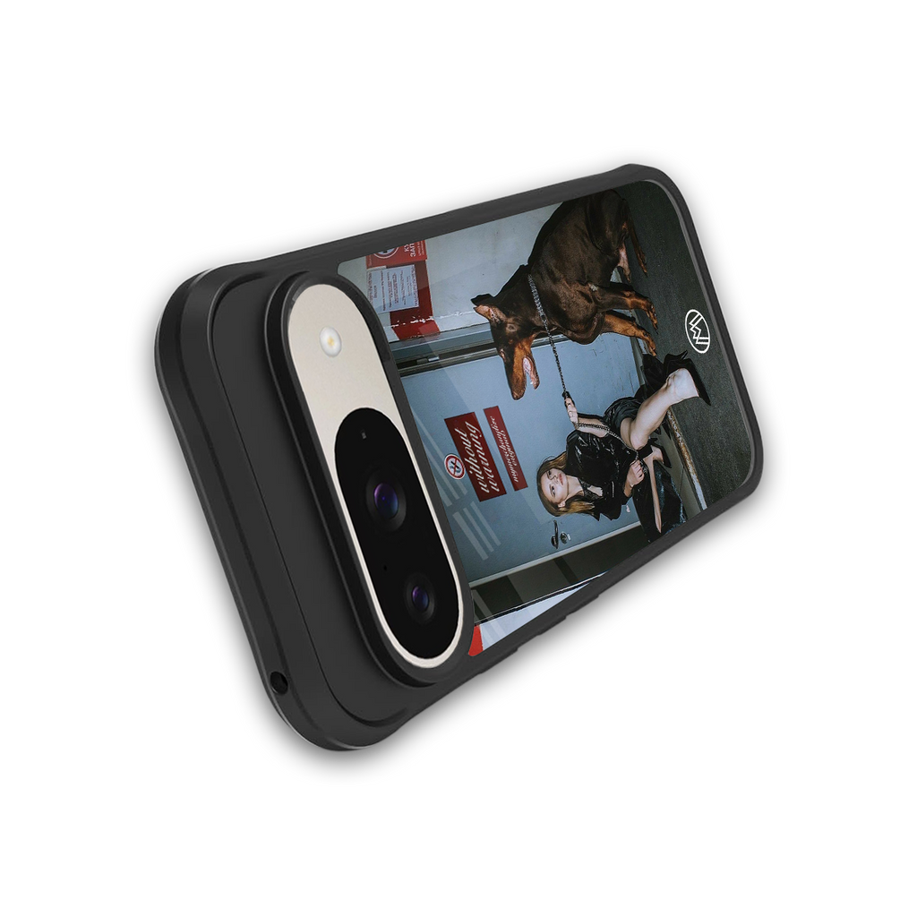 without warning back phone cover | glass case for google pixel 9