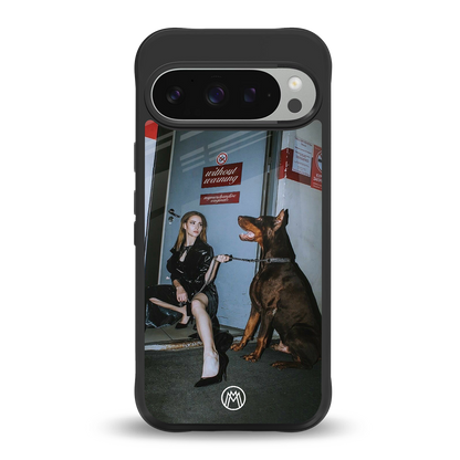 without warning back phone cover | glass case for google pixel 9 pro xl