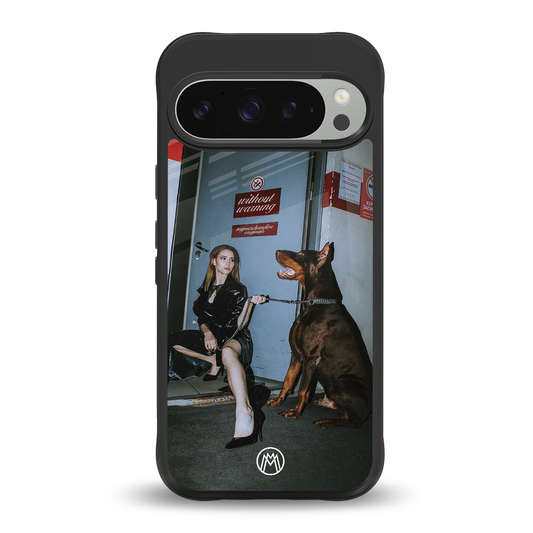 without warning back phone cover | glass case for google pixel 9 pro xl