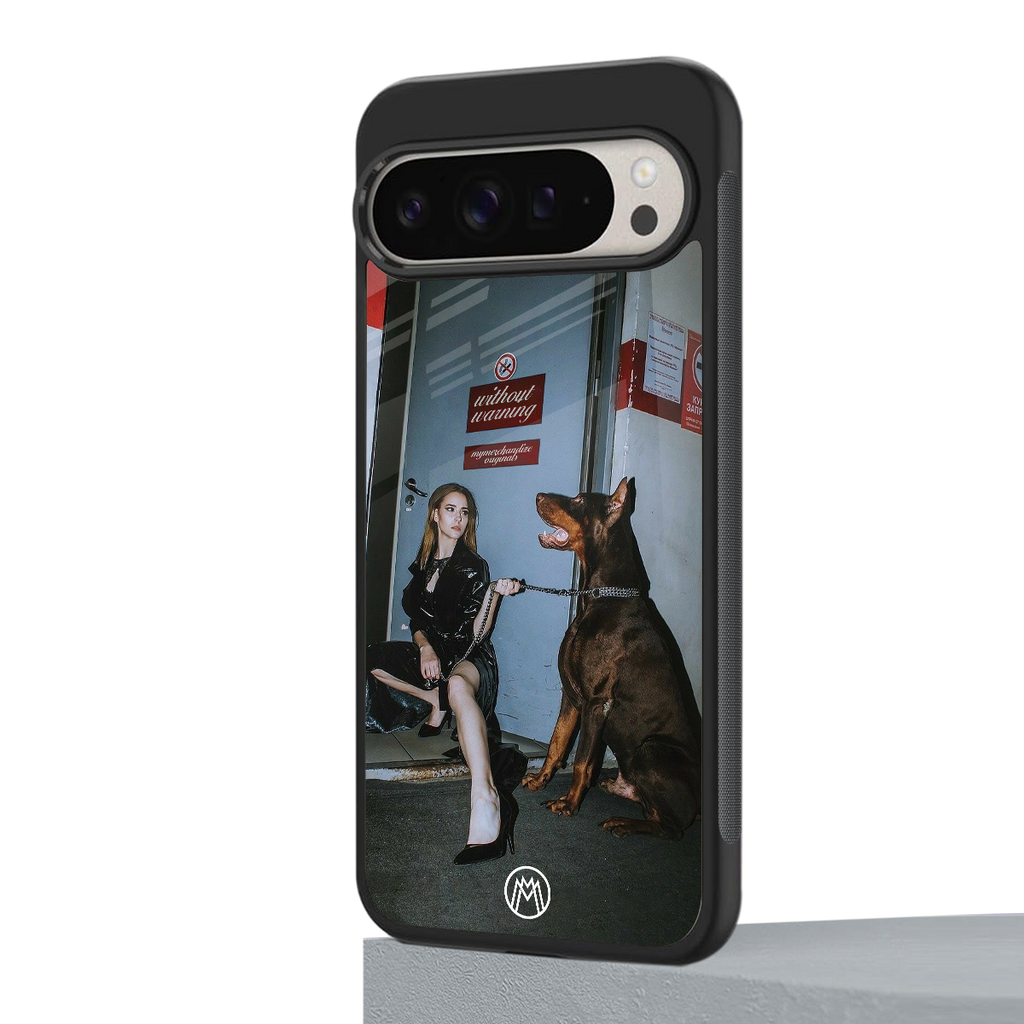 without warning back phone cover | glass case for google pixel 9 pro