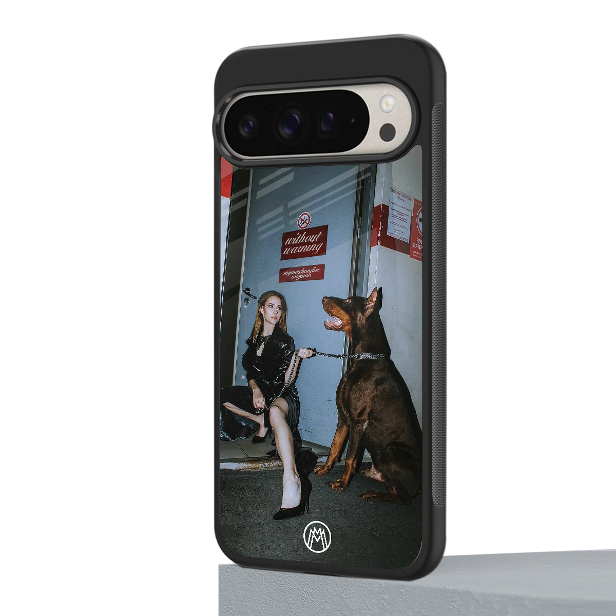 without warning back phone cover | glass case for google pixel 9 pro xl