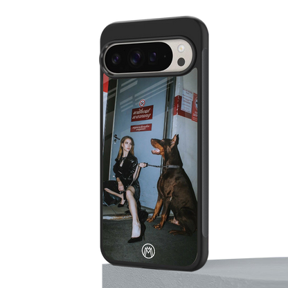 without warning back phone cover | glass case for google pixel 9 pro xl
