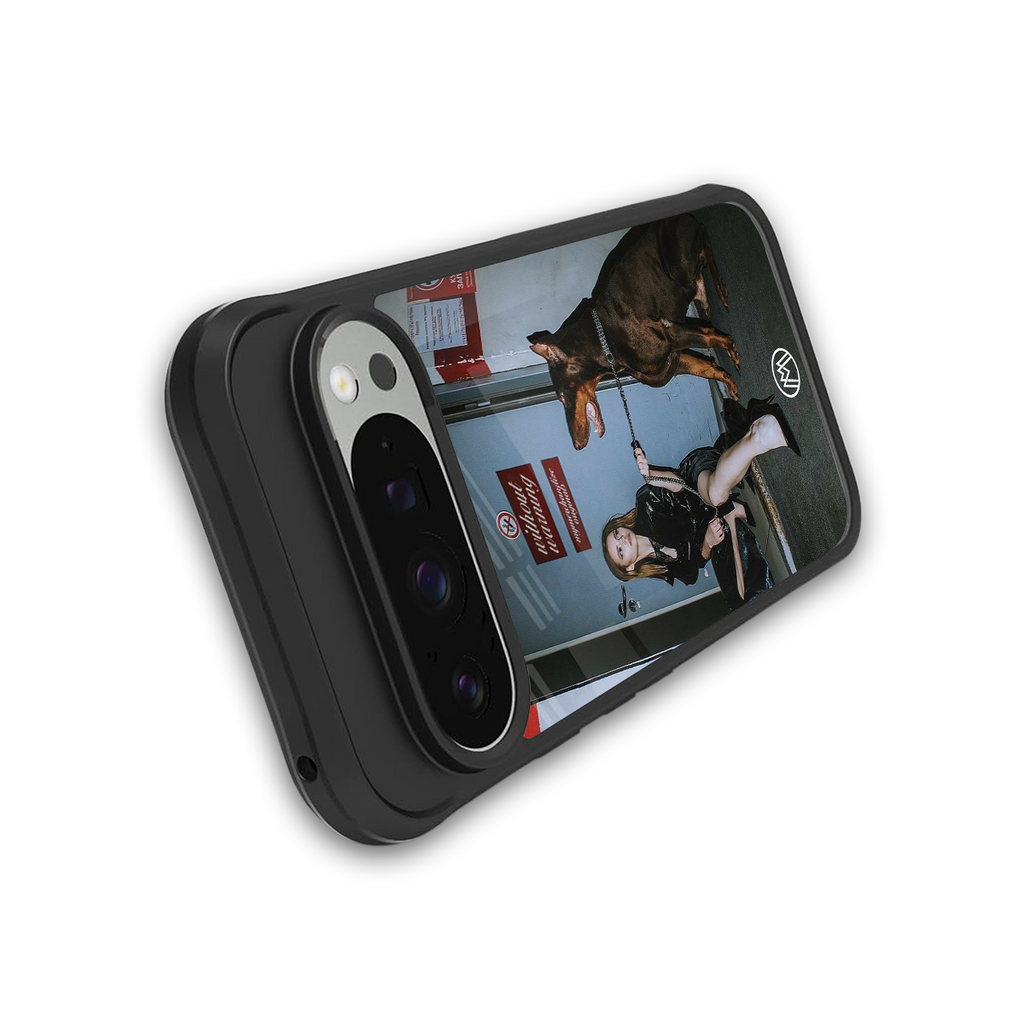 without warning back phone cover | glass case for google pixel 9 pro