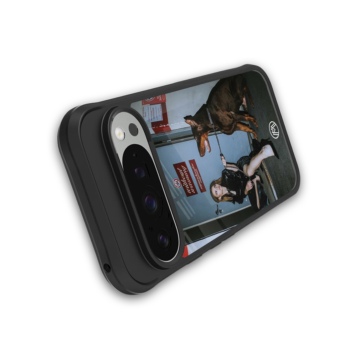 without warning back phone cover | glass case for google pixel 9 pro