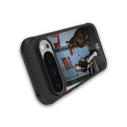 without warning back phone cover | glass case for google pixel 9 pro xl