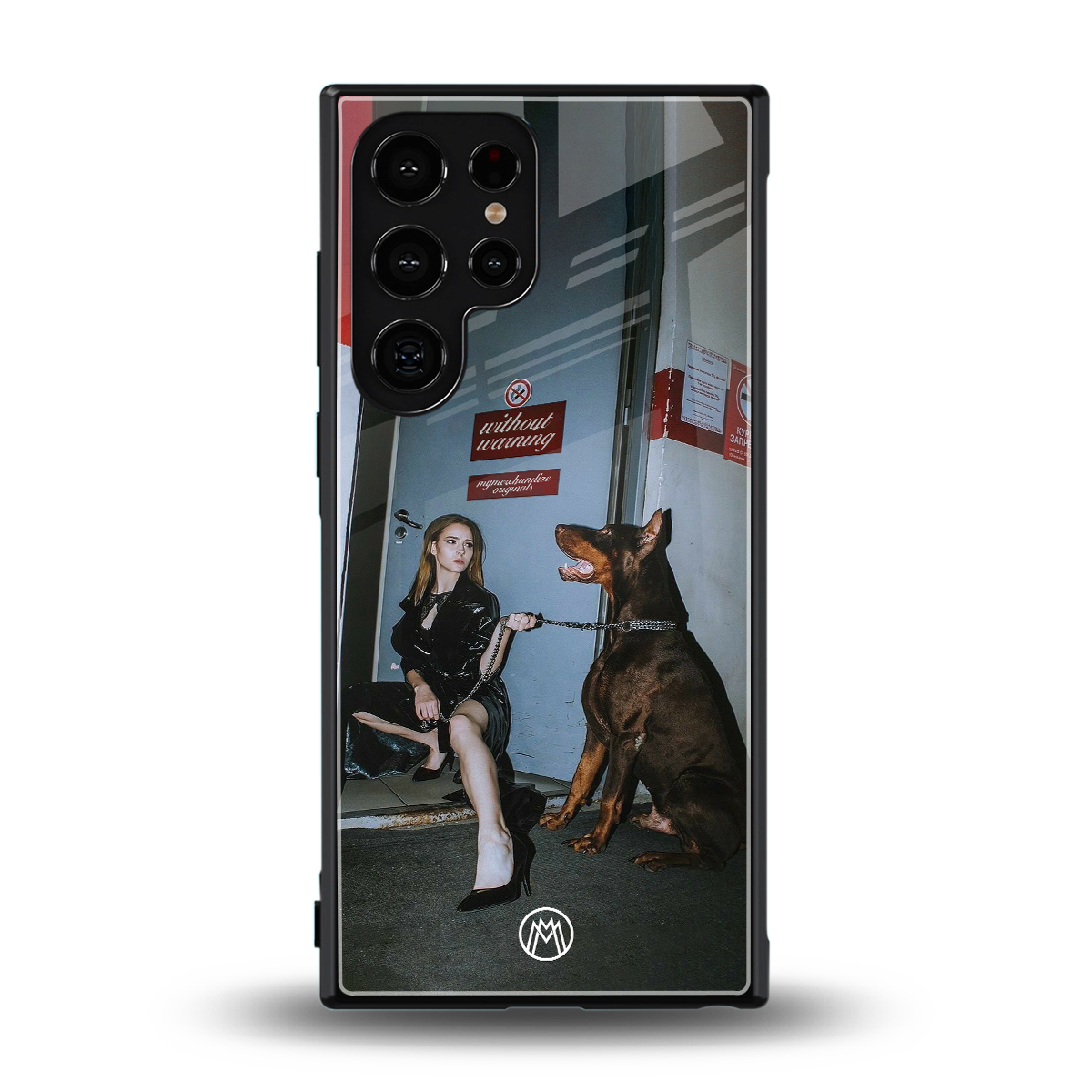 without warning back phone cover | glass case for samsung galaxy s24 ultra