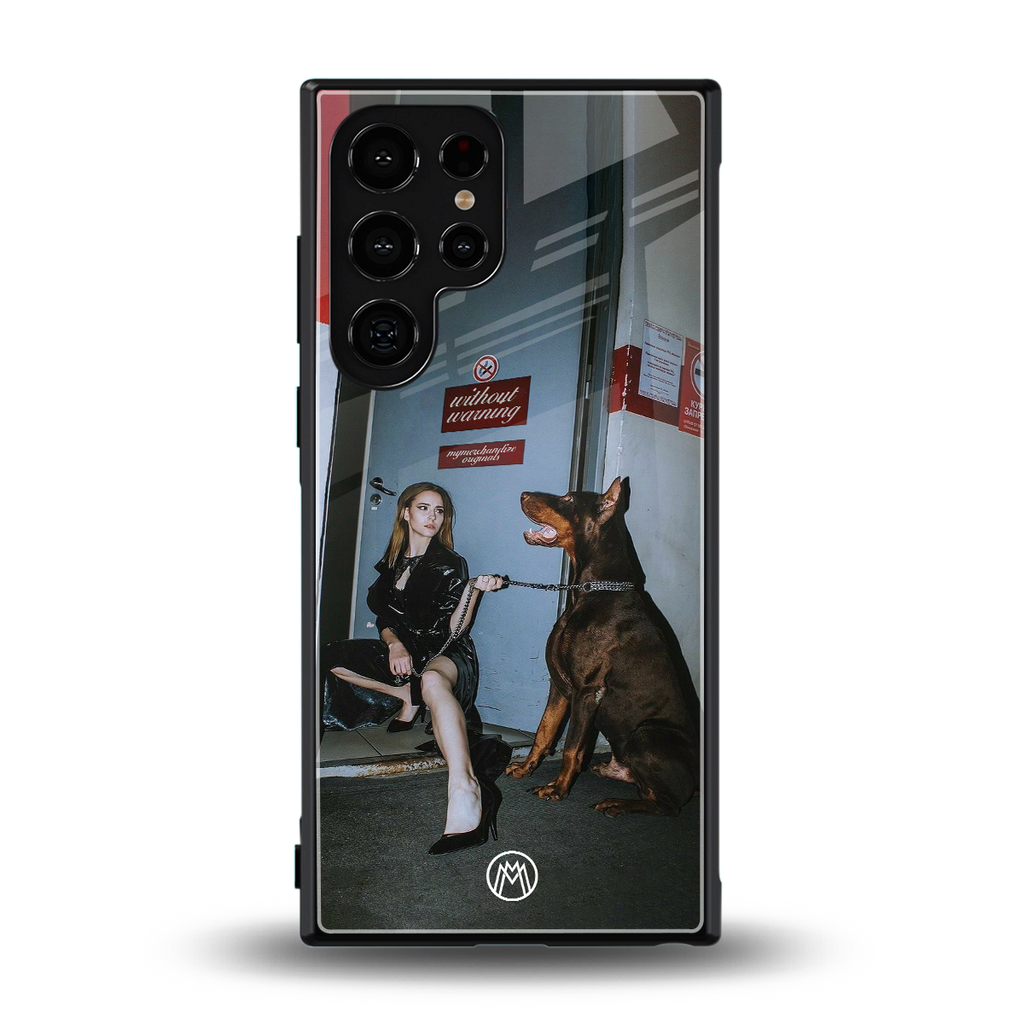 without warning back phone cover | glass case for samsung galaxy s23 ultra