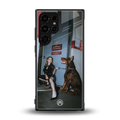 without warning back phone cover | glass case for samsung galaxy s23 ultra