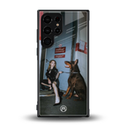 without warning back phone cover | glass case for samsung galaxy s23 ultra