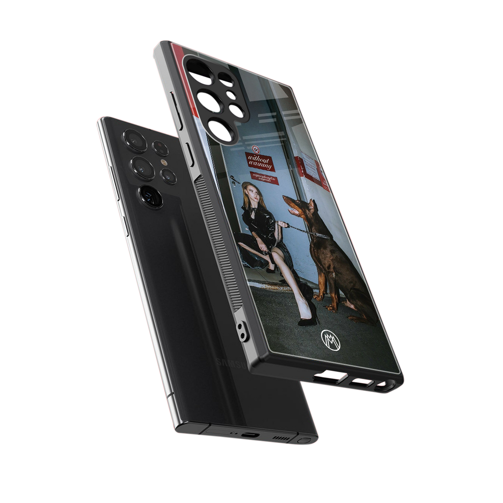 without warning back phone cover | glass case for samsung galaxy s23 ultra