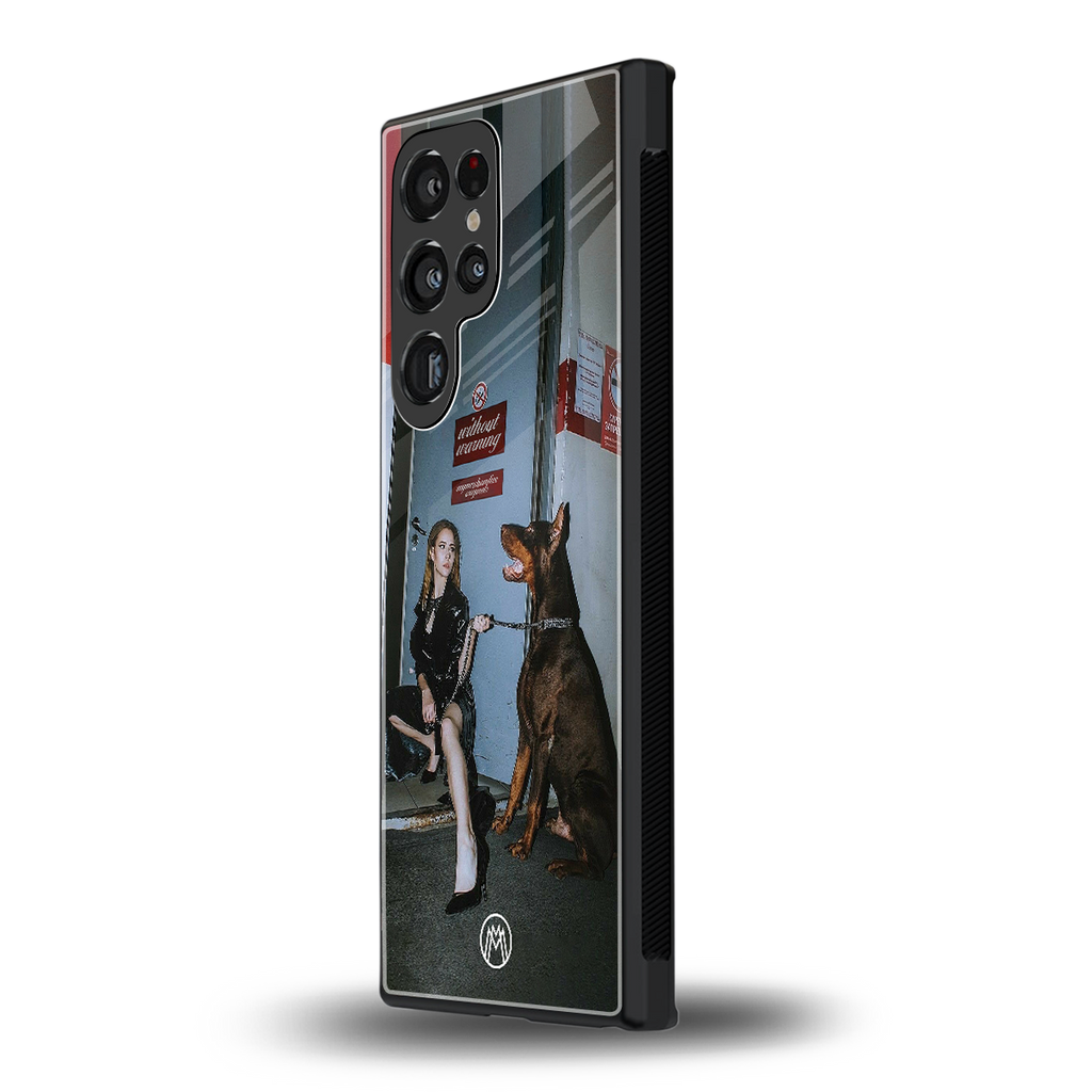 without warning back phone cover | glass case for samsung galaxy s23 ultra