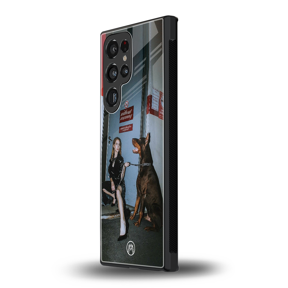 without warning back phone cover | glass case for samsung galaxy s23 ultra
