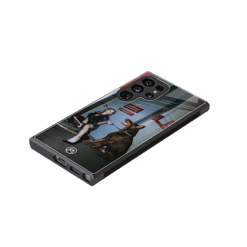 without warning back phone cover | glass case for samsung galaxy s23 ultra