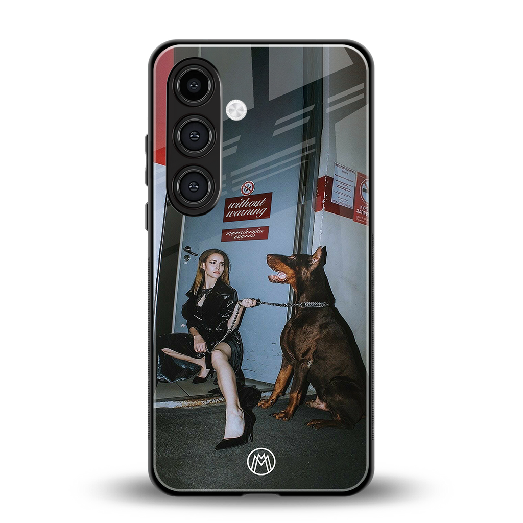 without warning back phone cover | glass case for samsung galaxy s25 plus
