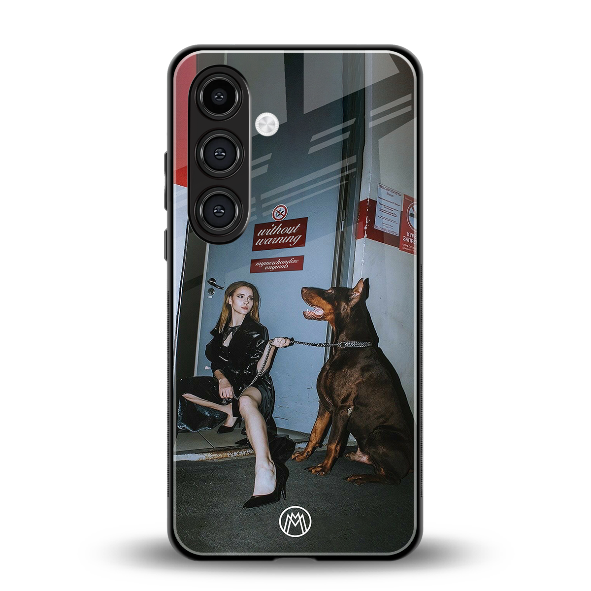 without warning back phone cover | glass case for samsung galaxy s25 plus