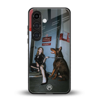 without warning back phone cover | glass case for samsung galaxy s24 fe