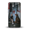 without warning back phone cover | glass case for samsung galaxy s23 fe
