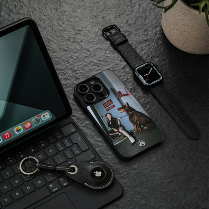 without warning back phone cover | glass case for iphone 16 pro max