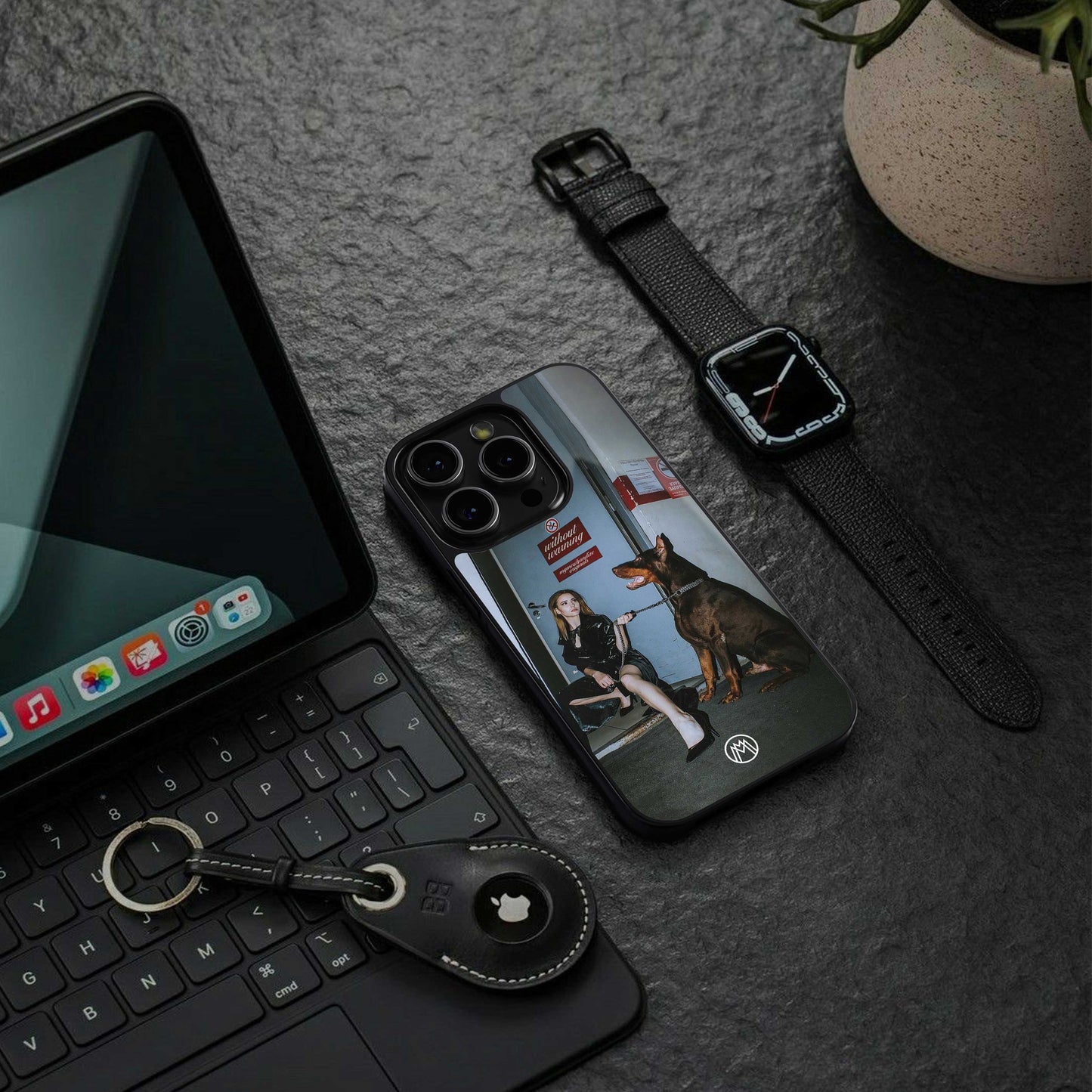 without warning back phone cover | glass case for iphone 14 pro max