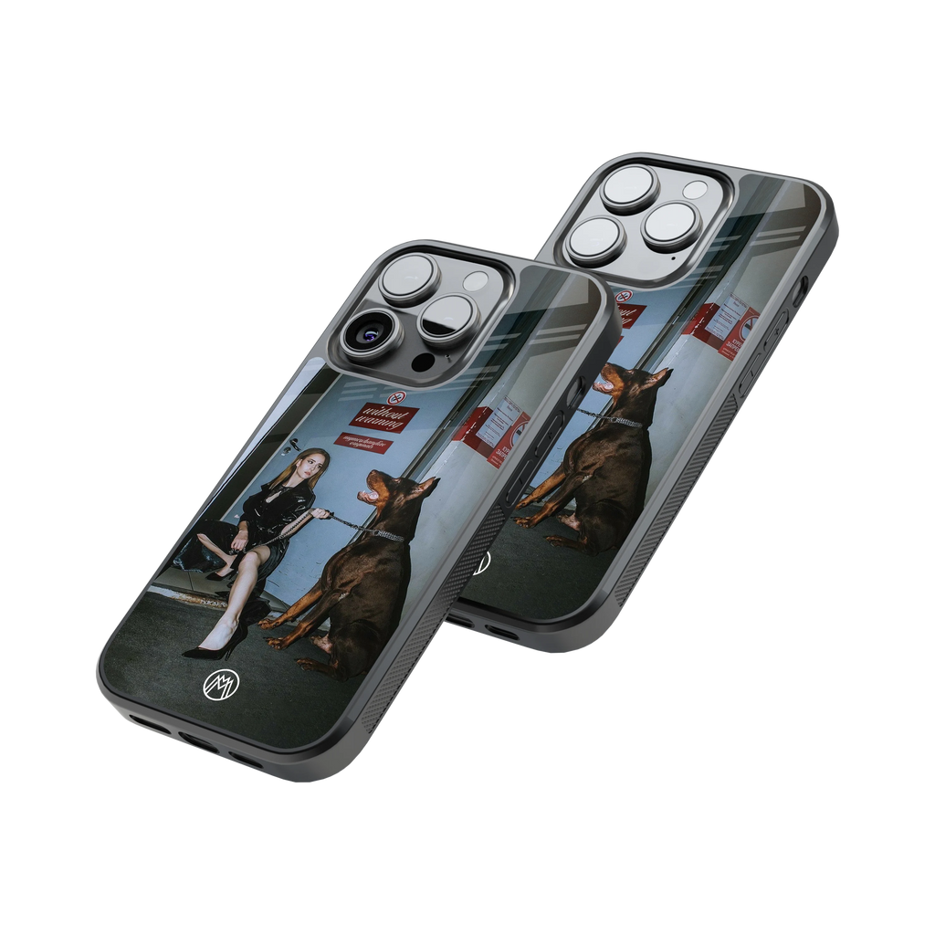 Protective Glass Back Phone Case Compatible with iPhone, Samsung, OnePlus, Pixel & More