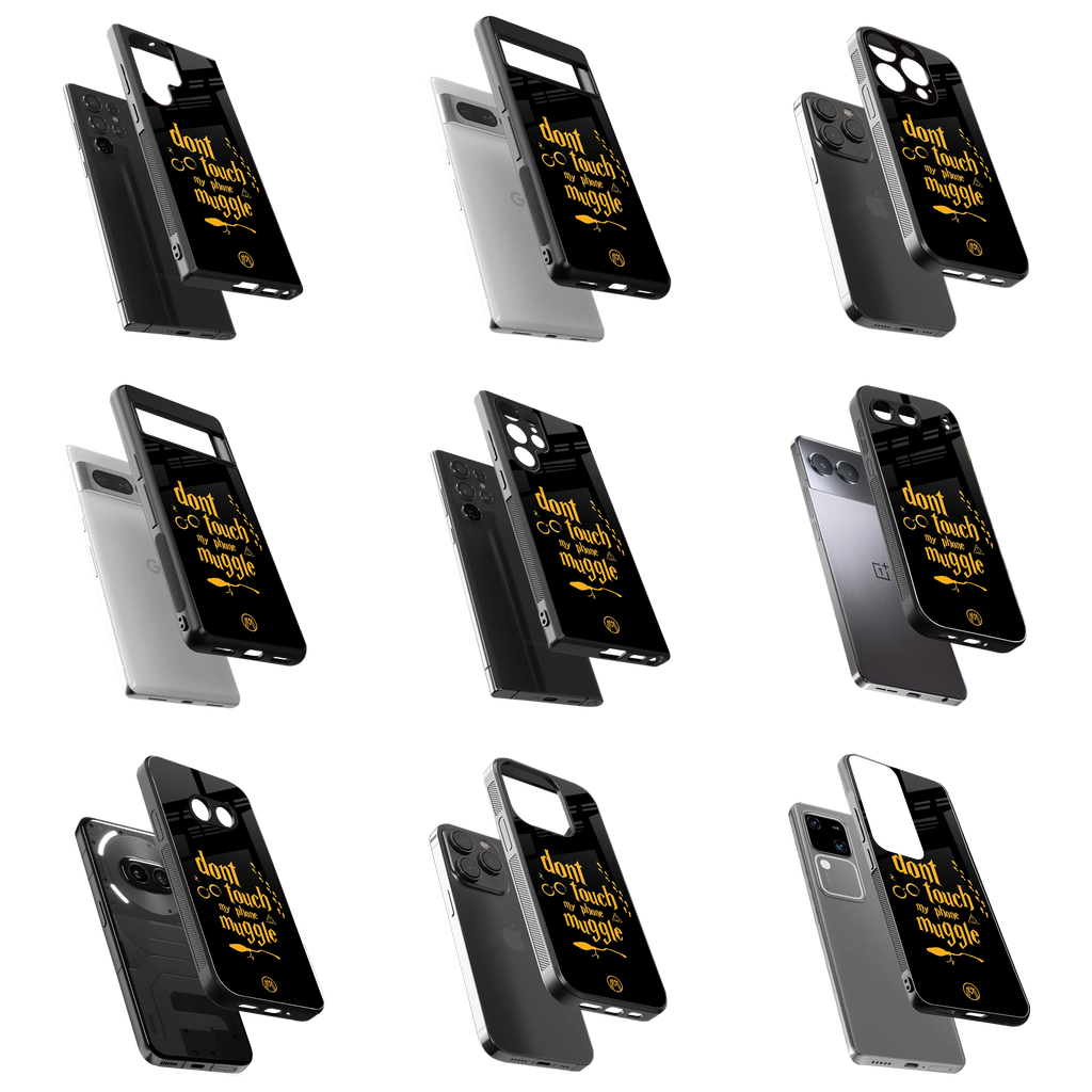 Durable Glass Back Mobile Case for iPhone, Samsung, OnePlus, Google Pixel, Redmi, Vivo, Oppo