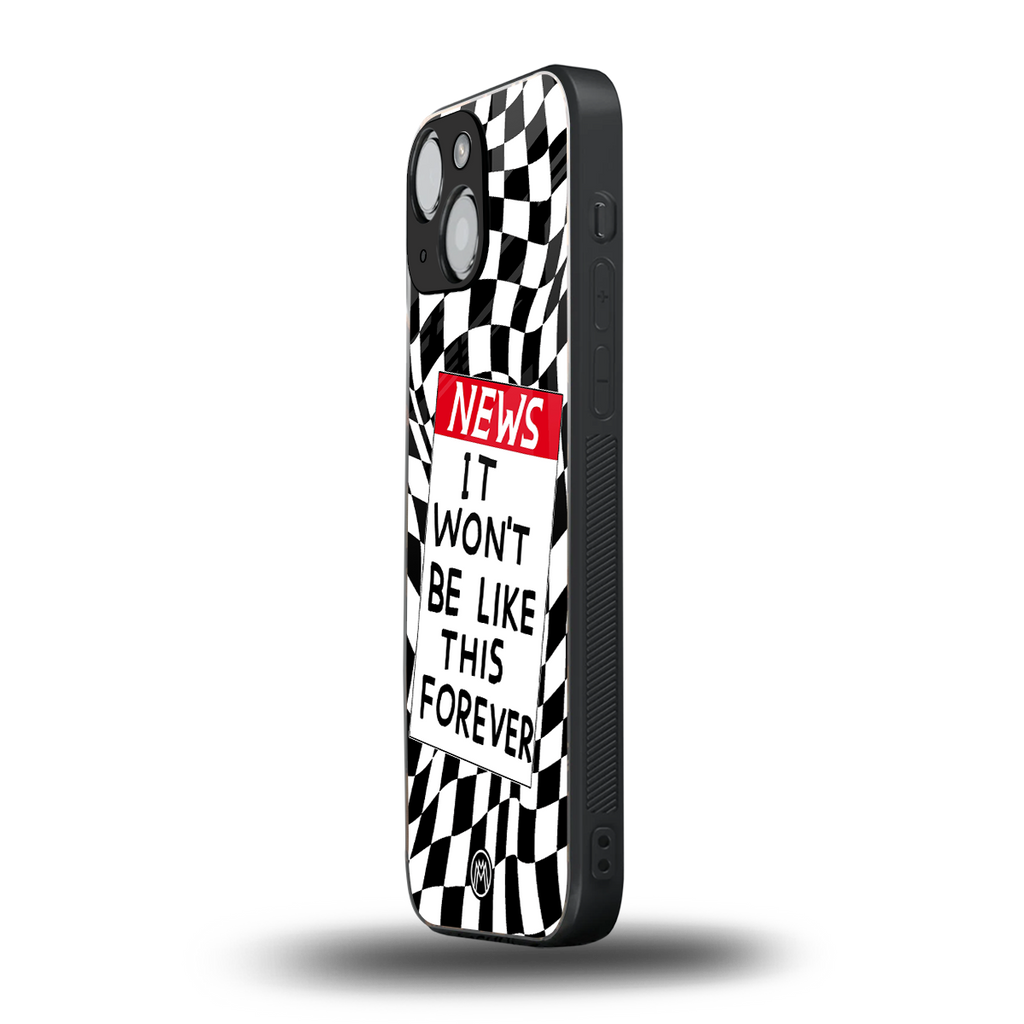 won't be like this forever back phone cover | glass case for iphone 13 mini