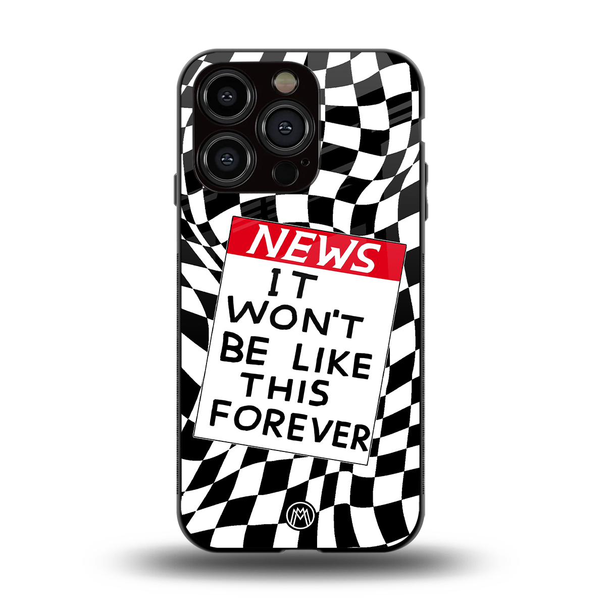 won't be like this forever back phone cover | glass case for iphone 13 pro