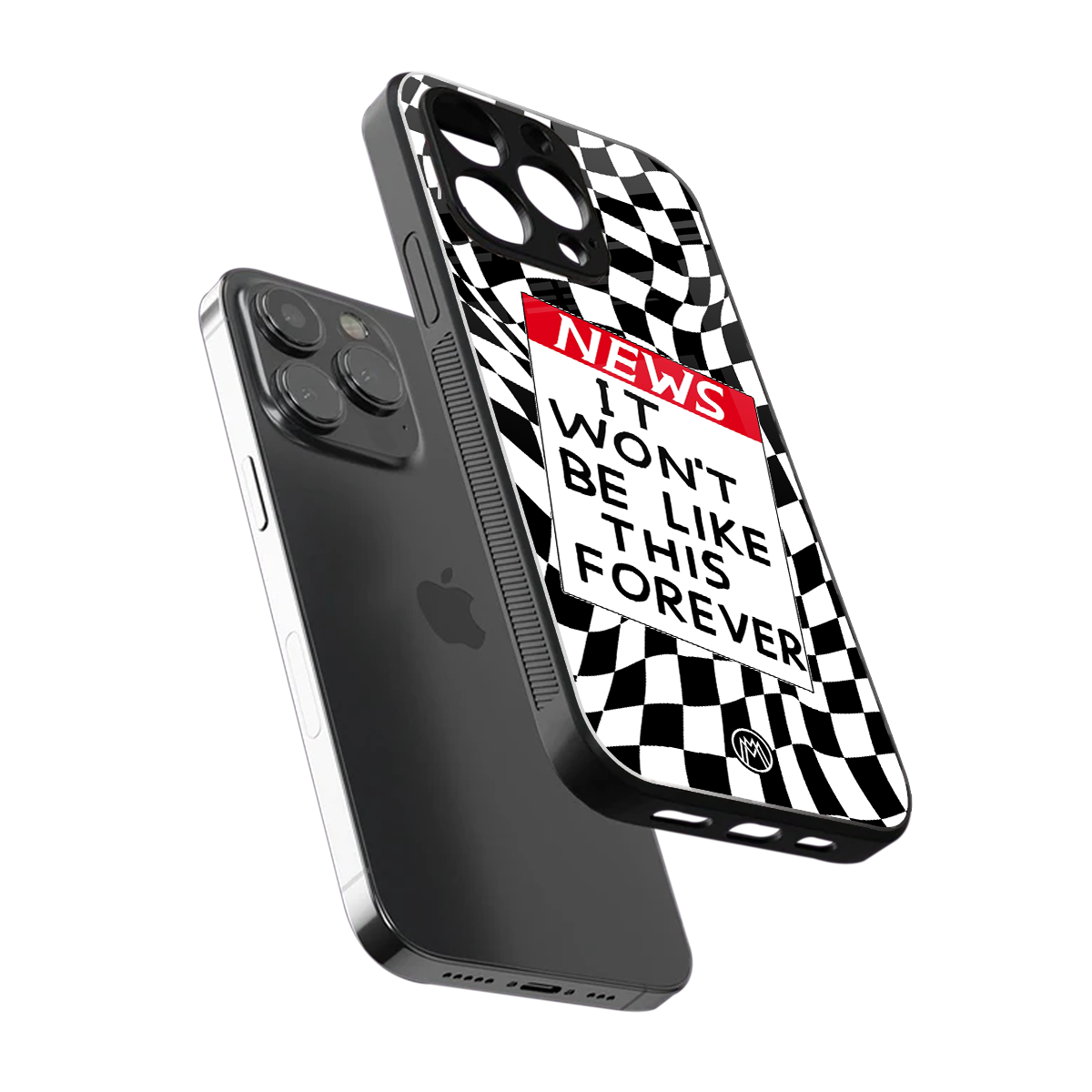 won't be like this forever back phone cover | glass case for iphone 15 pro