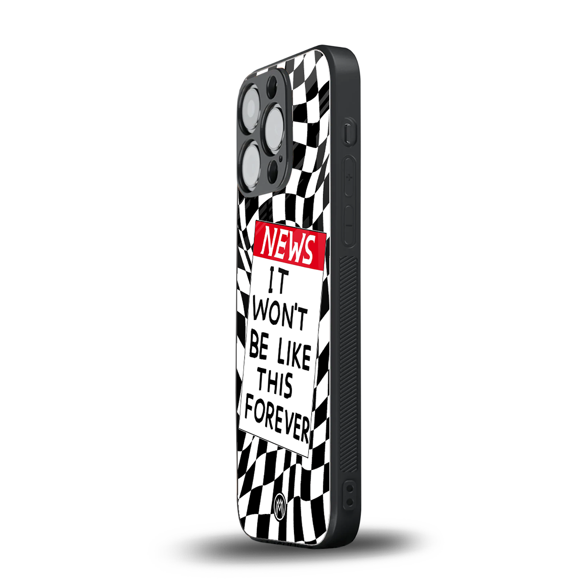 won't be like this forever back phone cover | glass case for iphone 16 pro