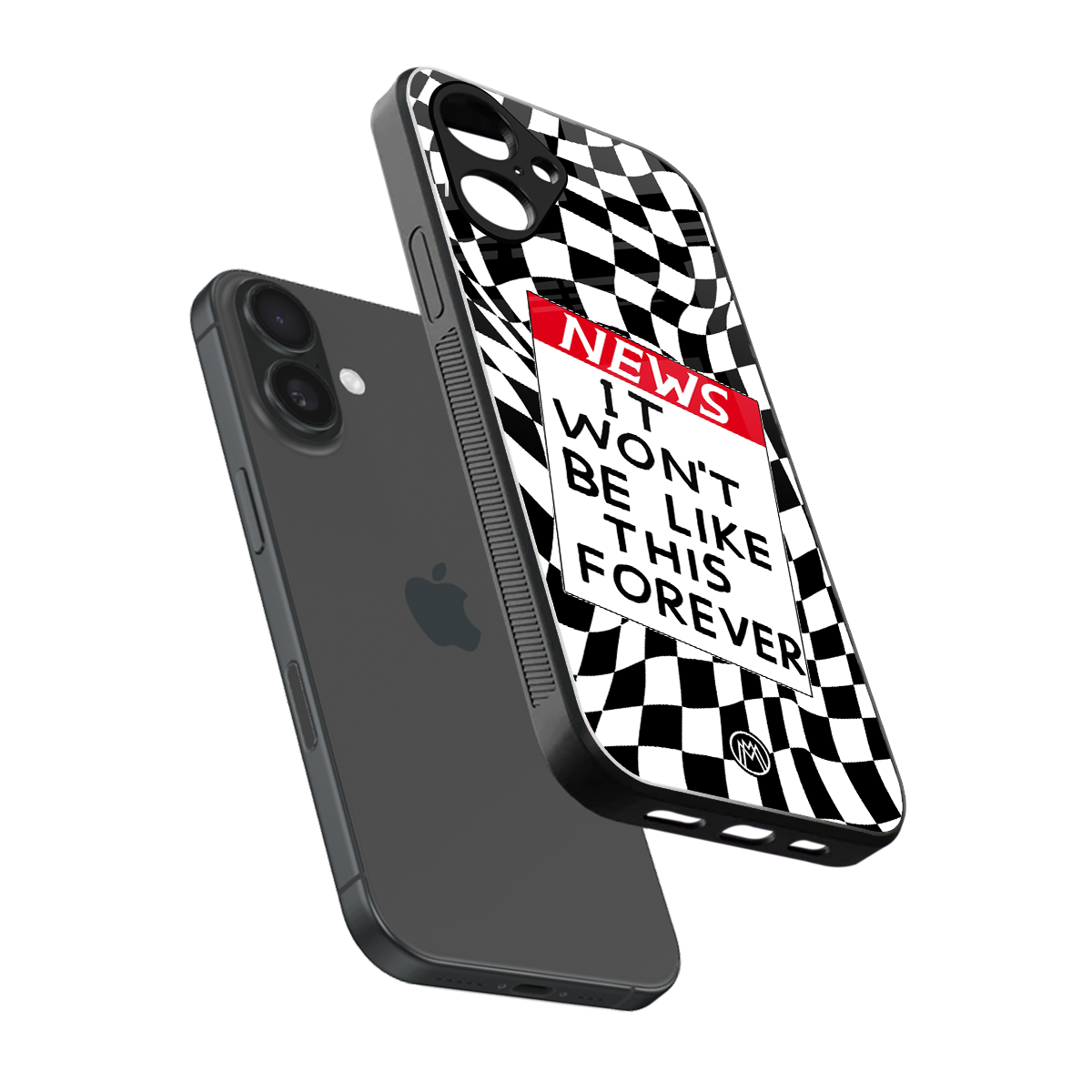 won't be like this forever back phone cover | glass case for iphone 16