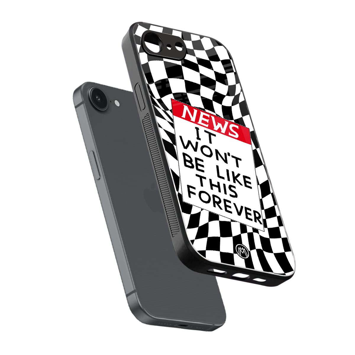 won't be like this forever back phone cover | glass case for iphone 16e