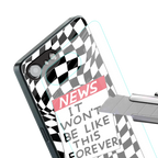 won't be like this forever back phone cover | glass case for iphone 16e