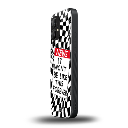 won't be like this forever back phone cover | glass case for nothing phone 1