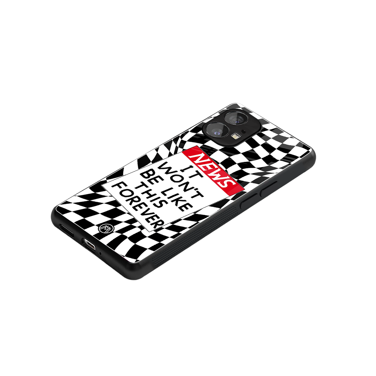 won't be like this forever back phone cover | glass case for nothing phone 1