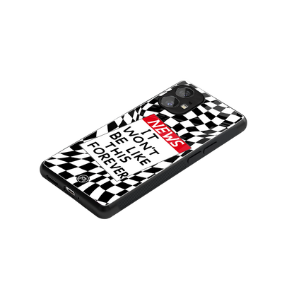 won't be like this forever back phone cover | glass case for nothing phone 1