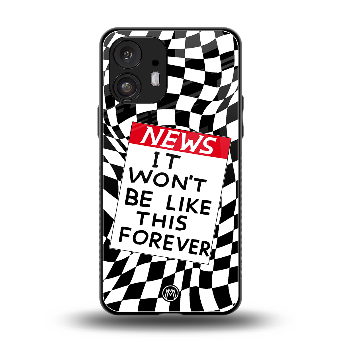 won't be like this forever back phone cover | glass case for nothing phone 2