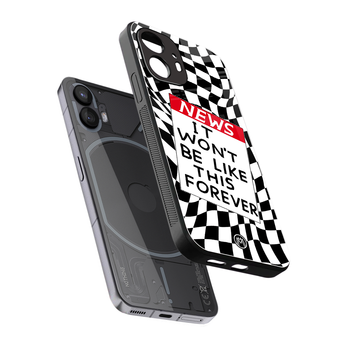 won't be like this forever back phone cover | glass case for nothing phone 2