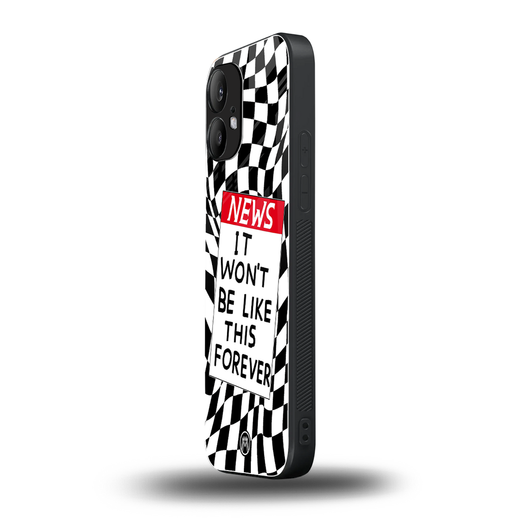 won't be like this forever back phone cover | glass case for nothing phone 2