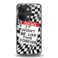 won't be like this forever back phone cover | glass case for oneplus nord 3