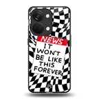 won't be like this forever back phone cover | glass case for oneplus nord 3