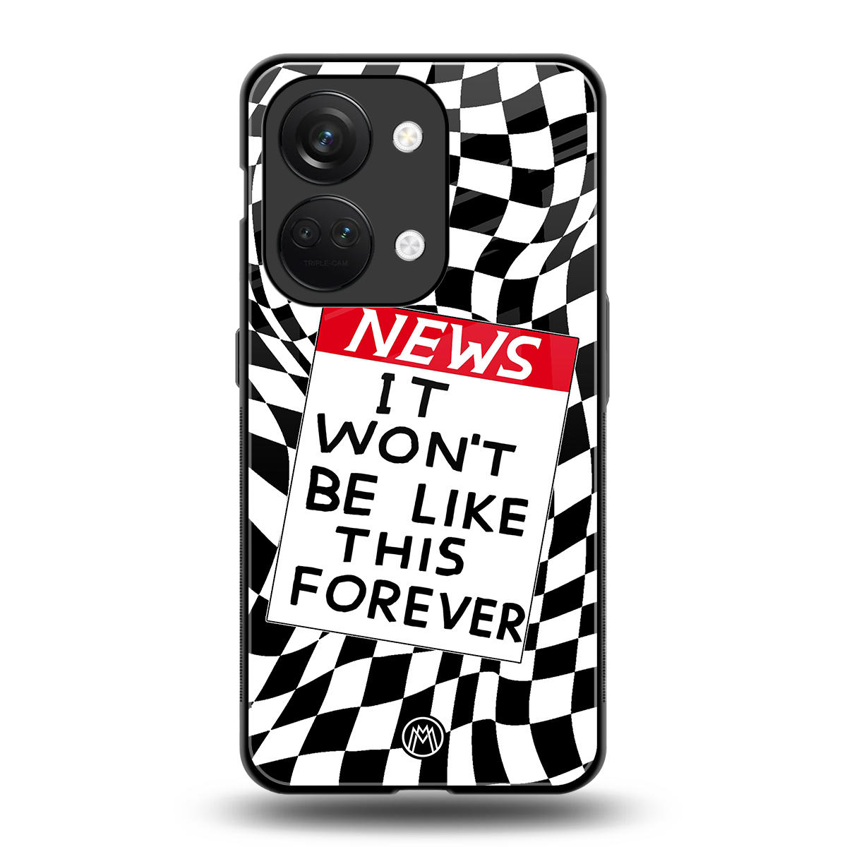 won't be like this forever back phone cover | glass case for oneplus nord 3