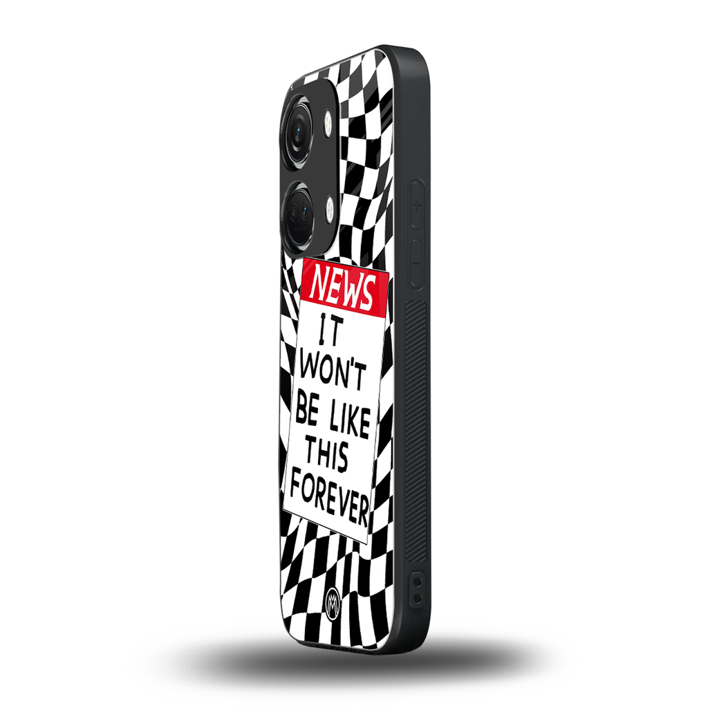 won't be like this forever back phone cover | glass case for oneplus nord 3