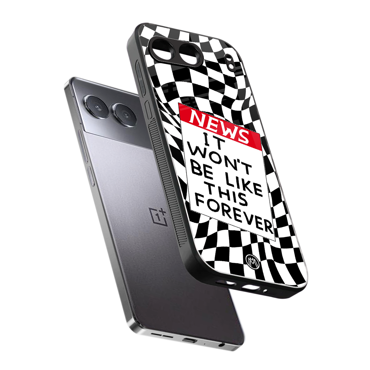 won't be like this forever back phone cover | glass case for oneplus nord 4
