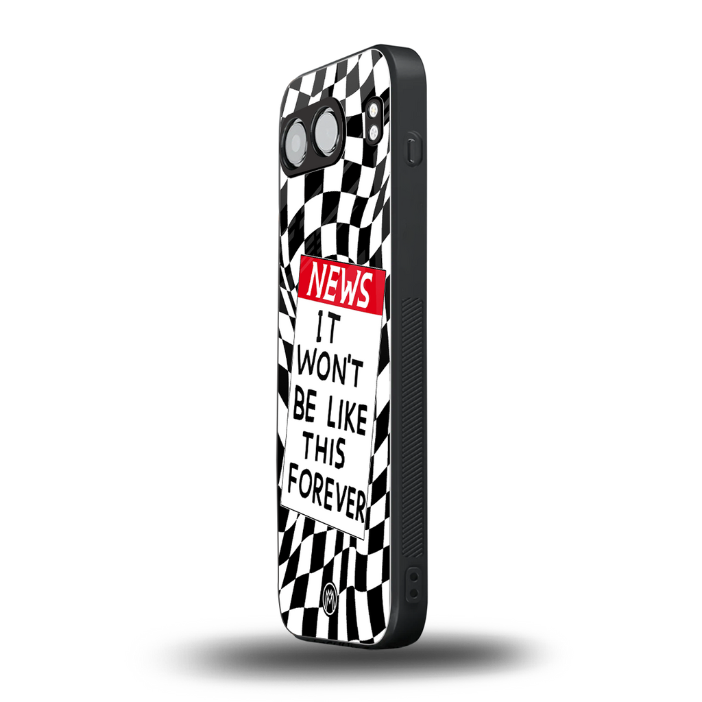 won't be like this forever back phone cover | glass case for oneplus nord 4