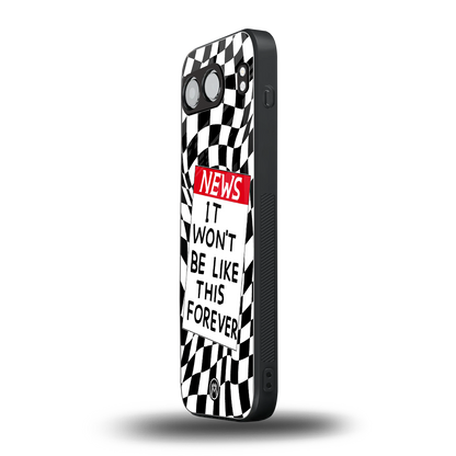 won't be like this forever back phone cover | glass case for oneplus nord 4
