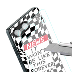 won't be like this forever back phone cover | glass case for oneplus nord 4