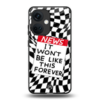 won't be like this forever back phone cover | glass case for oneplus nord ce 3
