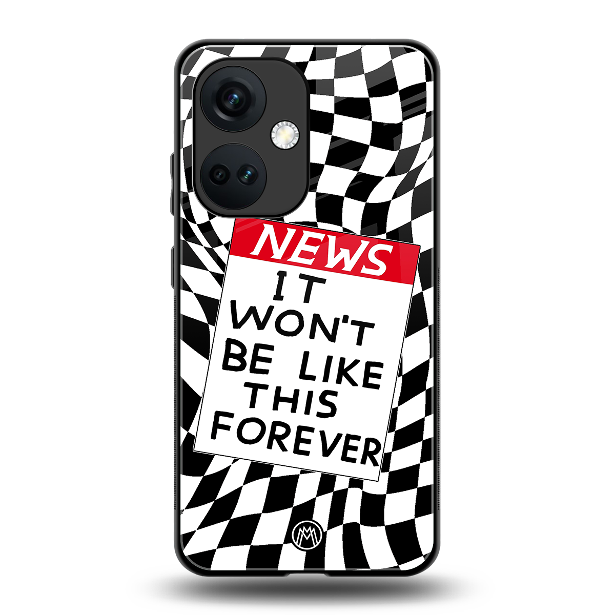 won't be like this forever back phone cover | glass case for oneplus nord ce 3