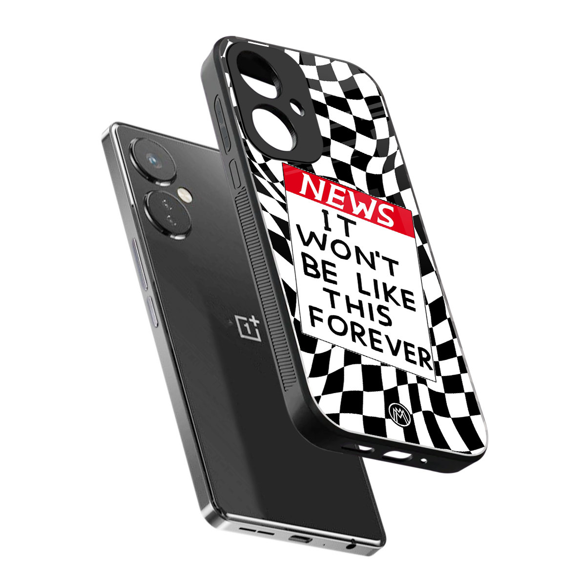 won't be like this forever back phone cover | glass case for oneplus nord ce 3