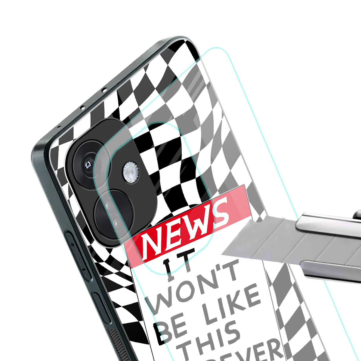 won't be like this forever back phone cover | glass case for oneplus nord ce 3